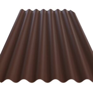 Листи волокнистоцементні хвилясті NT B-1-Y 1750×1130 коричневий TM "FIBRODAH" Classic
