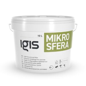 Шпаклівка легка дрібнозерниста IGIS MIKROSFERA,10 л