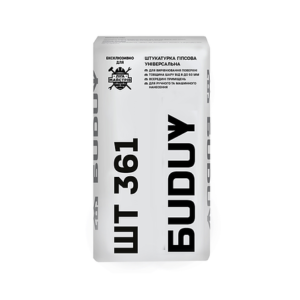 БUDUY ШТ 361 ШТУКАТУРКА ГІПСОВА УНІВЕРСАЛЬНА (25кг)