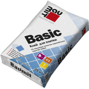 Клей для керамічної плитки Baumit Basic , 25кг, 1/54