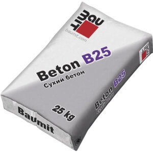Сухий бетон Baumit Beton B25, 25кг, 1/54
