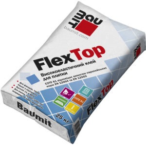 Клей для плитки високоеластичний Baumit FlexTop, 25кг, 1/54