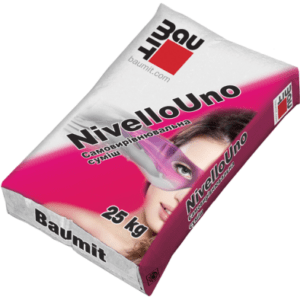 Самовирівнююча підлога Baumit Nivello Uno 25 кг,18 МПа, 3-20 мм, 1/54