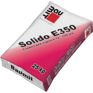 Стяжка для підлоги Baumit Solido E350 25 кг, 35 МПа, 12-100 мм, 1/54