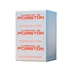 Вироби стінові з автоклавного газобетону  PORISTON 610/200/400-D400-2,7 гладкий (1.952 м3)